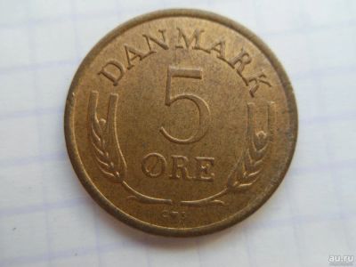 Лот: 9298525. Фото: 1. Дания 5 эре 1969. Европа