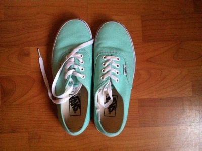 Лот: 3937488. Фото: 1. кеды vans autetic mint. Кеды, кроссовки, слипоны