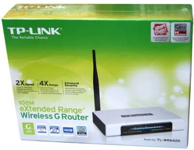 Лот: 19481953. Фото: 1. Роутер TP-LINK TL-WR642G 108M. Маршрутизаторы (роутеры)