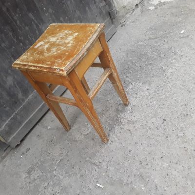Лот: 25556172. Фото: 1. деревянный табурет ручной работы... Мебель