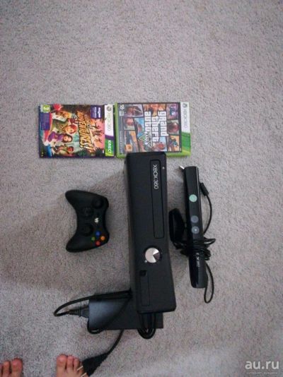 Лот: 10487283. Фото: 1. Xbox 360 + kinect. Игровые приставки, консоли