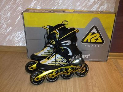 Лот: 3026486. Фото: 1. Роликовые коньки K2 Moto Extreme. Роликовые коньки, скейтборды, самокаты