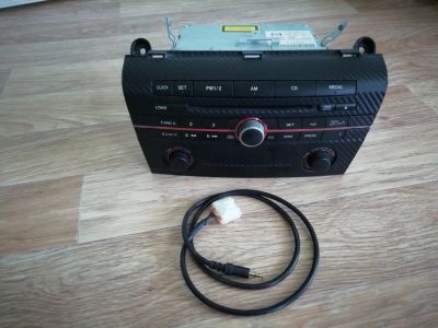 Лот: 13927281. Фото: 1. Магнитола Mazda 3, Axela BK5P... Автомагнитолы