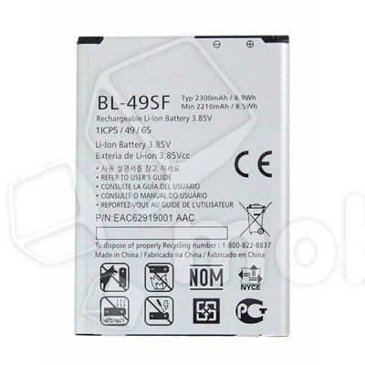Лот: 18912254. Фото: 1. Аккумулятор для LG H736 G4s (BL-49SF... Аккумуляторы