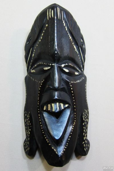 Лот: 17443515. Фото: 1. Африканская маска, аутентичная... Другое (предметы интерьера)