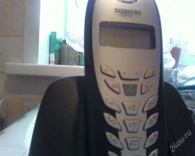 Лот: 134747. Фото: 1. радио телефон Siemens без аккумулятора. DECT и радиотелефоны