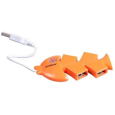 Лот: 11432065. Фото: 1. USB HUB 2.0 Exegate UH-176. USB хабы