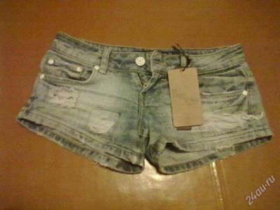 Лот: 2414929. Фото: 1. джинсовые шорты Bershka продаются... Брюки, шорты