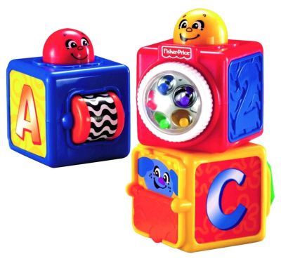 Лот: 9724437. Фото: 1. Кубики с сюрпризами Fisher-Price... Развивающие
