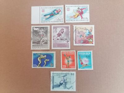Лот: 25630862. Фото: 1. Спорт. Набор марок разных стран. Марки