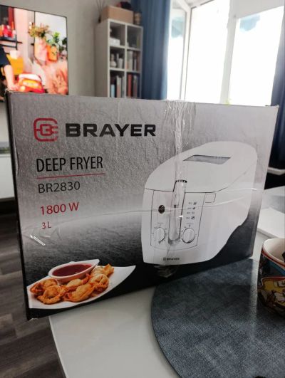 Лот: 25761054. Фото: 1. Фритюрница Brayer Deep Fryer BR2830... Кухонная