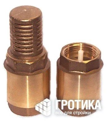 Лот: 13539257. Фото: 1. Обратный клапан 1 1/4" с сеткой. Насосы садовые, мотопомпы