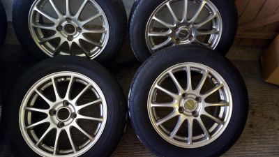 Лот: 9935220. Фото: 1. Комплект литья R15+резина 175... Шины на дисках