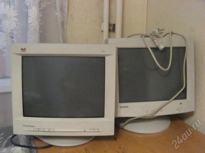 Лот: 652181. Фото: 1. рабочие мониторы 15". ЭЛТ-мониторы
