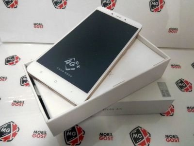 Лот: 10495604. Фото: 1. Xiaomi Redmi Note 4x 4/64Гб бело-золотой... Смартфоны