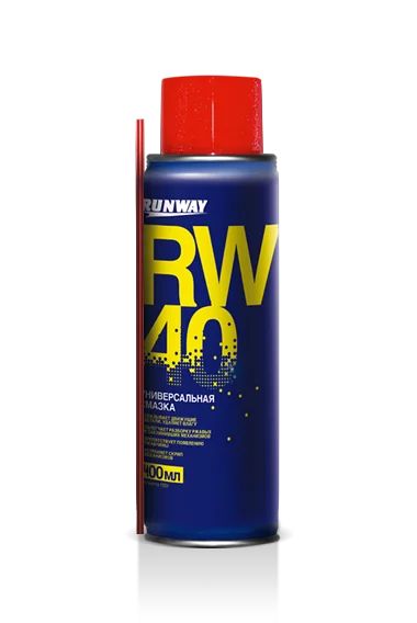 Лот: 12938085. Фото: 1. RUNWAY Смазка RW-40 400 мл (аэрозоль... Масла, жидкости