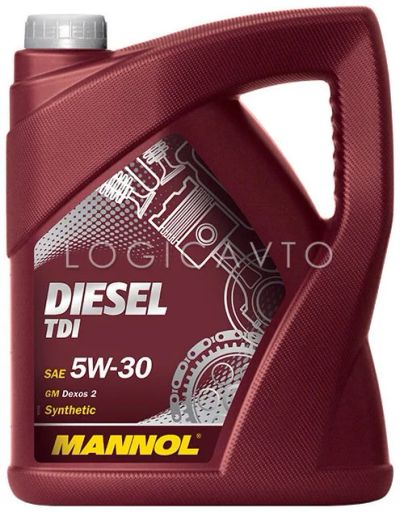 Лот: 9042119. Фото: 1. Mannol Diesel TDI, 5W-30, 5L... Масла, жидкости