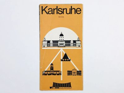 Лот: 23281061. Фото: 1. Karlsruhe. Germany (Карлсруэ... Карты и путеводители