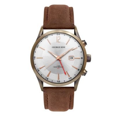 Лот: 23859321. Фото: 1. Мужские часы GEORGE KINI Traveller... Оригинальные наручные часы