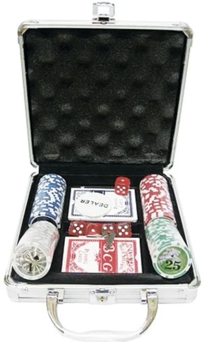 Лот: 16491458. Фото: 1. Набор для покера Royal Flush 100. Настольные игры, карты