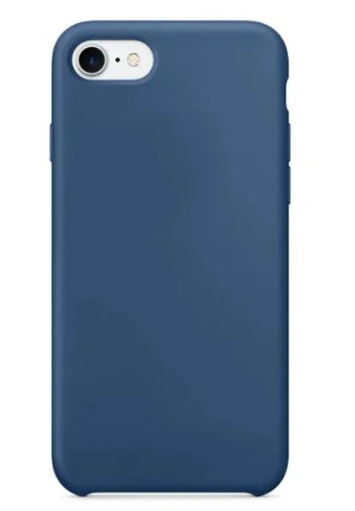 Лот: 24952177. Фото: 1. Накладка для iPhone 7/8 Синий. Чехлы, бамперы