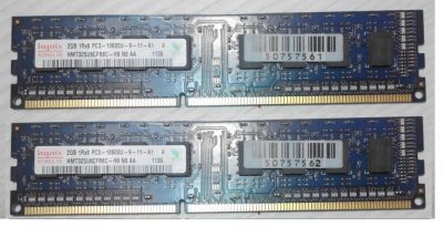 Лот: 7813434. Фото: 1. Оперативная память Hynix 2х2 Гб. Оперативная память
