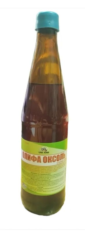 Лот: 12929913. Фото: 1. Олифа Оксоль Эконом 0,5л, стекло. Краски, лаки, растворитель