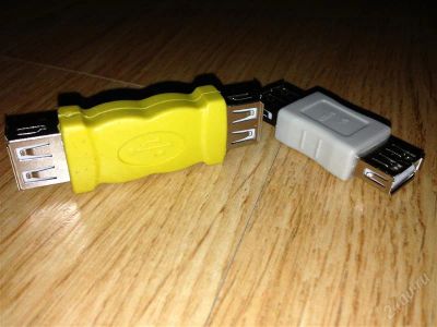 Лот: 2466051. Фото: 1. USB Переходник (гнездо-гнездо). Другое (аксессуары)