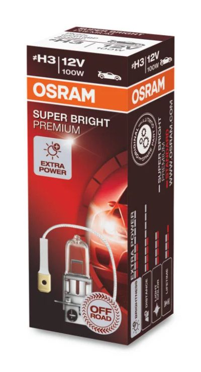 Лот: 11304694. Фото: 1. Osram H3 Super Bright Premium... Оптика и освещение