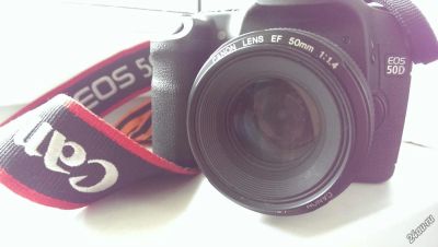 Лот: 5562643. Фото: 1. Срочно! Canon 50D + 50mm fix 1... Цифровые зеркальные