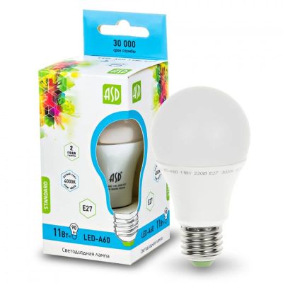 Лот: 14375080. Фото: 1. Лампа светодиодная LED-А60 11Вт... Другое освещение