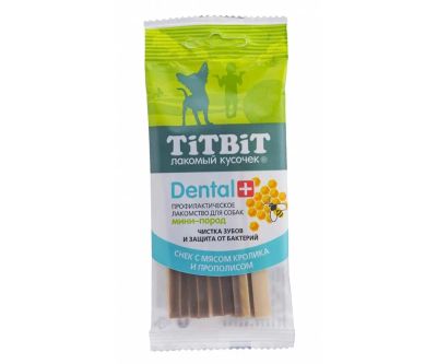 Лот: 16431876. Фото: 1. ТТ Снек DENTAL+ д/мини пород КРОЛИК... Корма