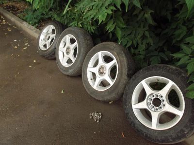 Лот: 2993864. Фото: 1. Литые диски 5х100 стояли на Toyota... Диски