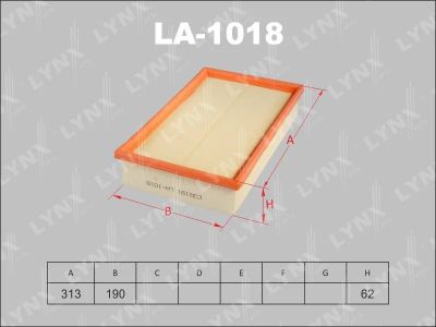 Лот: 13356884. Фото: 1. Lynx LA-1018 Воздушный фильтр. Расходные материалы