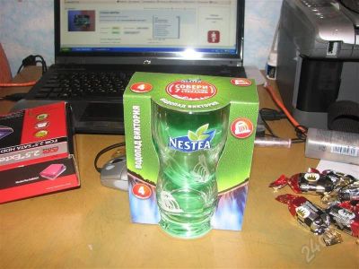Лот: 424018. Фото: 1. Стакан NESTEA. Кружки, стаканы, бокалы
