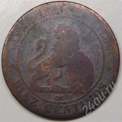 Лот: 904491. Фото: 1. Испания. 10 сантим 1870г. Большая... Европа