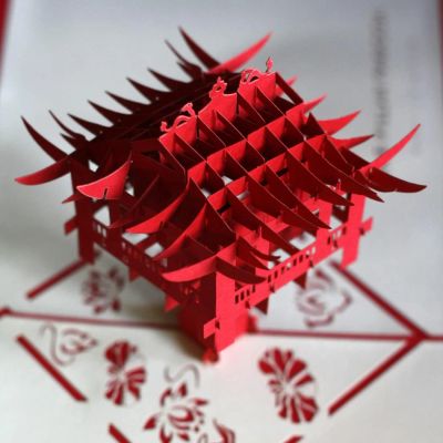 Лот: 4465477. Фото: 1. Оригинальная 3d открытка "Вьетнам... Открытки, конверты