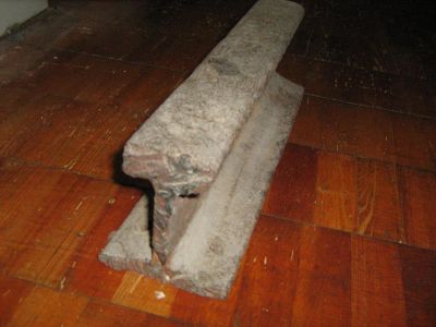 Лот: 3007121. Фото: 1. кусок рельса от царской железной... Другое (антиквариат)