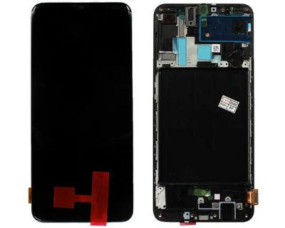 Лот: 18613080. Фото: 1. Дисплей Samsung Galaxy A70 (A705F... Дисплеи, дисплейные модули, тачскрины