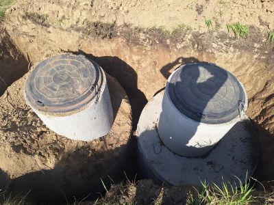 Лот: 25413392. Фото: 1. Септик двухкамерный 5.6 м/куб... Водоотведение, водостоки и канализация