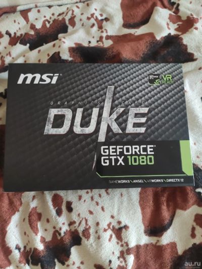 Лот: 18255333. Фото: 1. MSI Geforce GTX 1080 DUKE. Видеокарты