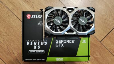 Лот: 20238037. Фото: 1. MSI GeForce GTX 1650 D6 Ventus... Видеокарты