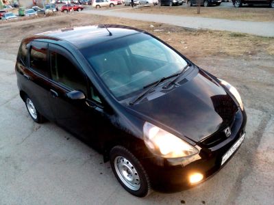 Лот: 5375351. Фото: 1. Honda FIT, 2003, АКПП, черный... Автомобили