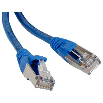 Лот: 24513569. Фото: 1. Кабель Hyperline PC-LPM-STP-RJ45-RJ45-C5e-5M-LSZH-BL... Другое (аксессуары)