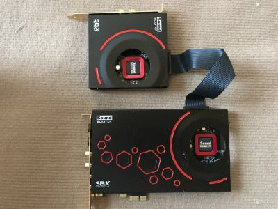 Лот: 14375406. Фото: 1. Сreative sound blaster ZxR. Звуковые карты