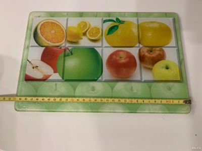 Лот: 15691196. Фото: 1. Доска разделочная стеклянная. Кухонные аксессуары