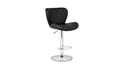 Лот: 23774947. Фото: 1. Стул Porch black, chrome. Столы, стулья, обеденные группы