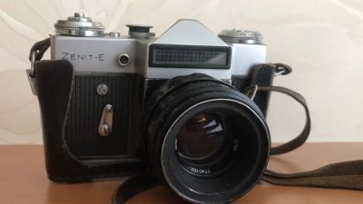 Лот: 15066290. Фото: 1. Фотокамера (Zenit E, объектив... Плёночные компактные