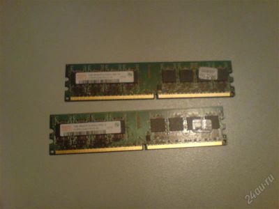 Лот: 1187929. Фото: 1. DDRII HYNIX 2x1024 PC5300 666MHz. Оперативная память