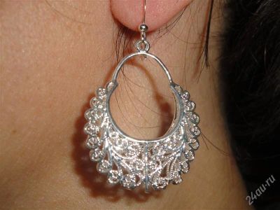 Лот: 1548699. Фото: 1. Серьги ручной сборки , Гламурная... Серьги, каффы